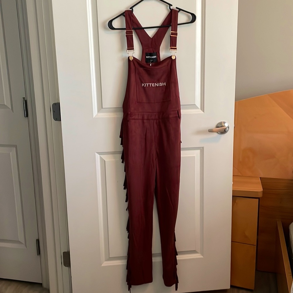 Nashville Kittenish fringe jumpsuit 🤎